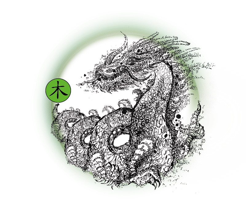 Calendrier Chinois : Le Dragon de Bois